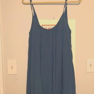 Blue Roxy beach coverup dress